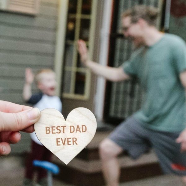 Sentimental | Best Dad Ever Magnet, Pack of 1 Magnets Sentimental