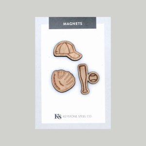 Sports | Baseball Sport Magnets, Pack of 3 Magnets Sports