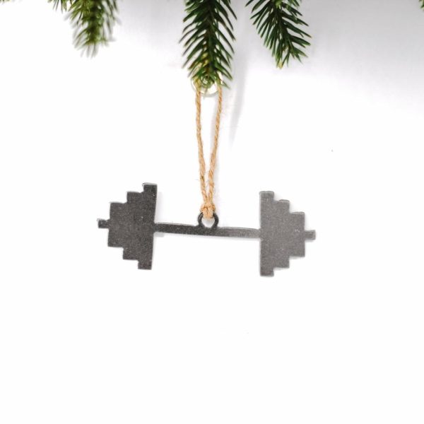 Sports + Fitness | Barbell Ornament Ornaments Sports + Fitness