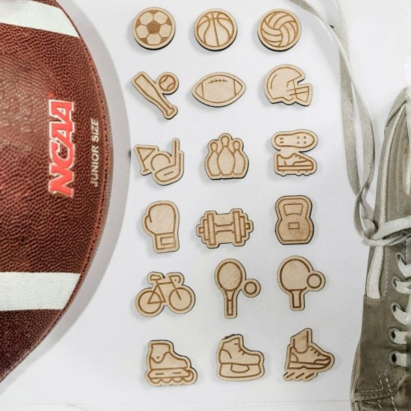 Sports | Sports BUILD-A-PACK of 4 Magnets Magnets Sports