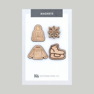 Sports | Winter Ice Skating Magnets, Pack of 4 Adventure Adventure