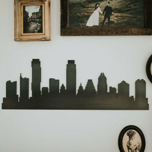 Your Town + State | Austin Texas City Skyline Wall Decor Your Town + State