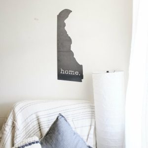 Your Town + State | Delaware Home Wall Decor Wall Decor Your Town + State