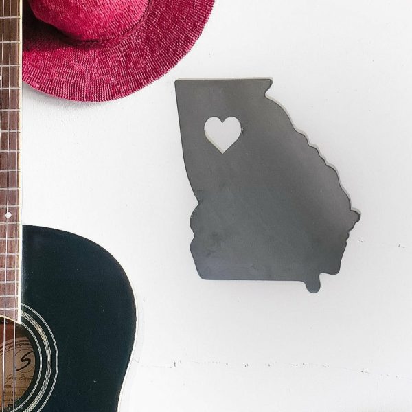 Your Town + State | Heart in Atlanta, Ga Wall Decor General Living General Living