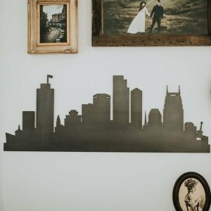 Your Town + State | Nashville Tennessee City Skyline Wall Decor Your Town + State