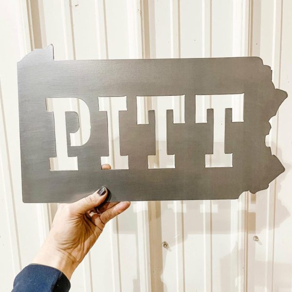 Your Town + State | Pennsylvania PITT Wall Decor Wall Decor Your Town + State