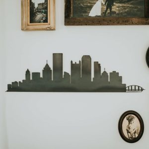 Your Town + State | Pittsburgh, PA Skyline Wall Decor Your Town + State