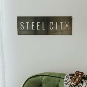 Your Town + State | Pittsburgh Steel City Wall Decor Wall Decor Your Town + State