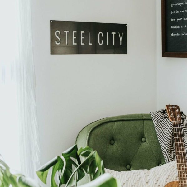 Your Town + State | Pittsburgh Steel City Wall Decor Wall Decor Your Town + State