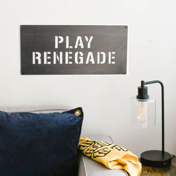 Your Town + State | Play Renegade’ Pittsburgh Wall Decor Wall Decor Your Town + State