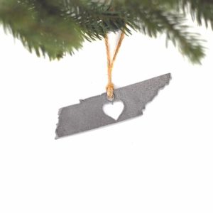 Your Town + State | Tennessee Heart Ornament Ornaments Your Town + State