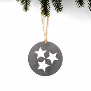 Your Town + State | Tennessee Tri Star Ornament Ornaments Your Town + State