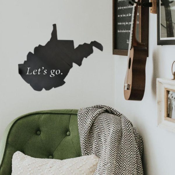 Your Town + State | West Virginia Let’s Go Mountaineers Wall Decor Wall Decor Your Town + State