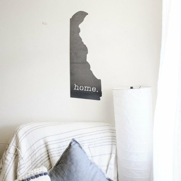 Your Town + State | YOUR STATE Home Solid Wall Decor Wall Decor Your Town + State