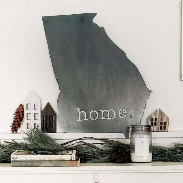 Your Town + State | YOUR STATE Home Solid Wall Decor Wall Decor Your Town + State