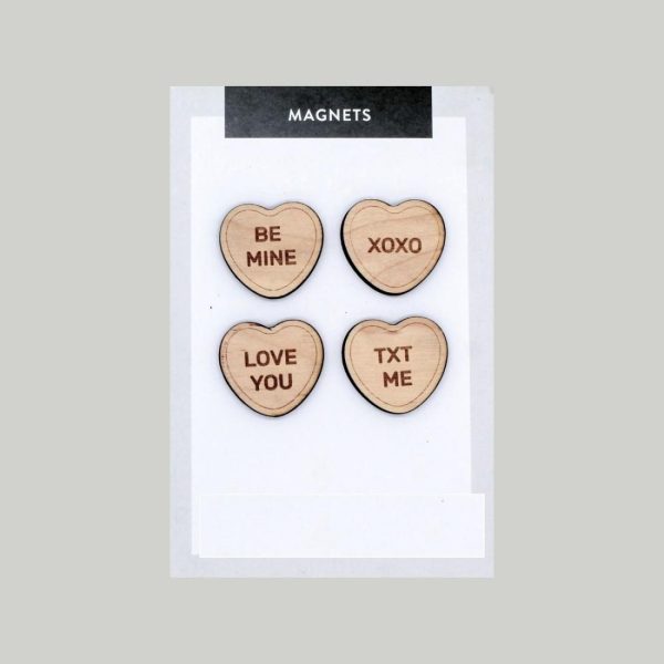 Holidays | Candy Heart Magnets, Pack of 4 Holidays Holidays