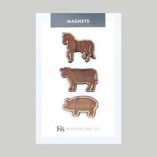 Kids + School | Farm Animal Magnets, Pack of 3 Animals Animals