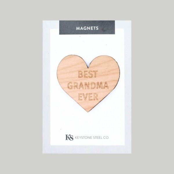 Sentimental | Best Grandma Ever Magnet, Pack of 1 Magnets Sentimental